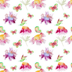 Seamless watercolor pattern