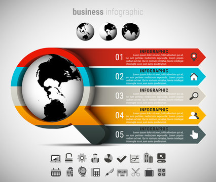 Business infographic.File contains text editable AI, EPS10,JPEG and free font link used in design.