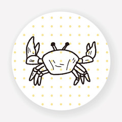 crab doodle