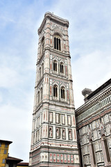 Giotto's Campanile in Florence,  with its wonderful gothic polychrome marbles
