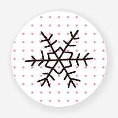 snowflakes doodle