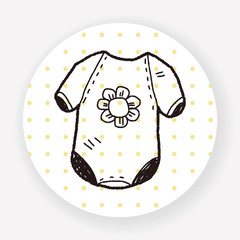 baby clothes doodle
