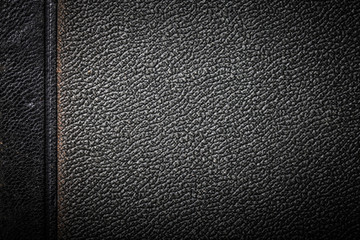 Old surface of leatherette for textured background. Toned