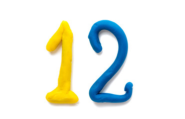 plasticine figures isolated