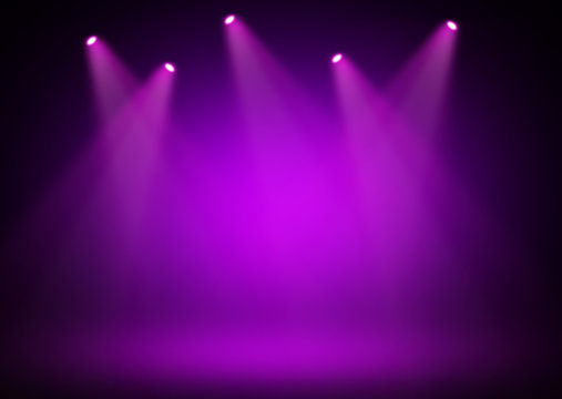 Purple stage background