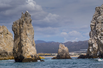 Naklejka premium The Rock Formation of Land's End, Baja California Sur, Mexico, n