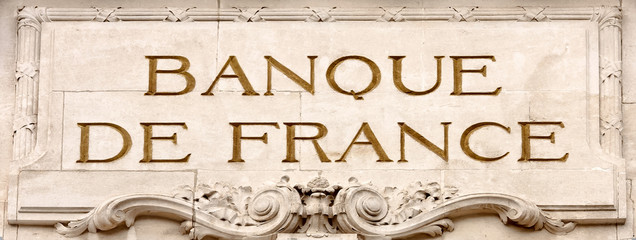fronton de la banque de France 