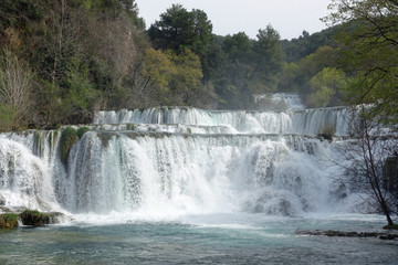Wasserfall Skradinski buk im Krka Nationalpark, Kroatien