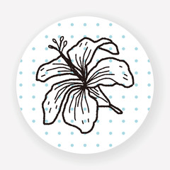 Obraz premium flower doodle