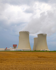 Nuclear power plant Temelin in Czech Republic Europe
