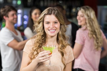 Friends having cocktails 