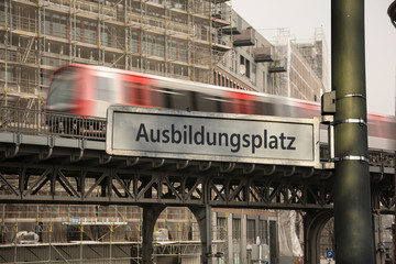 Schild 70 - Ausbildungsplatz