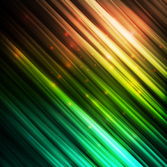 Abstract background in blue, green and golden color vector