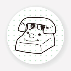 toy phone doodle