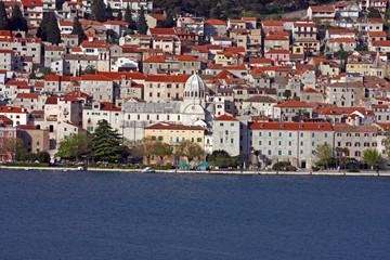 Fototapeta premium View of Sibenik, Croatia