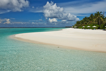 Beautiful beach at Maldives