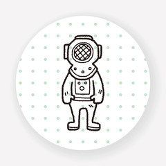 diver doodle