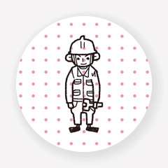 worker doodle