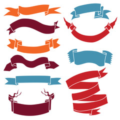 Vector Set of Ribbons for Your Text