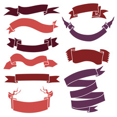 Vector Set of Ribbons for Your Text
