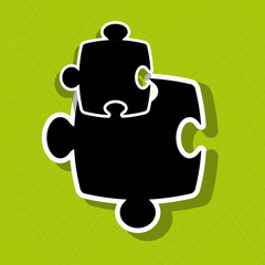 puzzle piece  icon design 