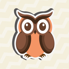 owl bird design 