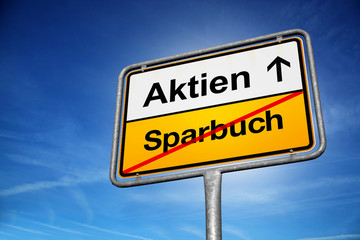 Aktien / Sparbuch