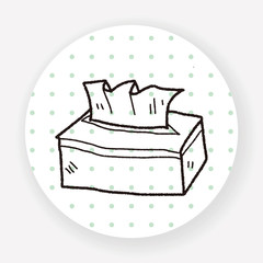 facial tissue doodle