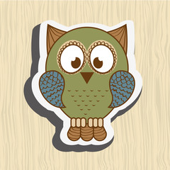 owl bird design 