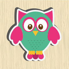 Fototapeta premium owl bird design 
