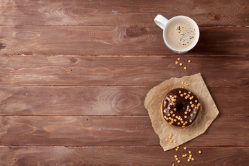 Donut and coffee