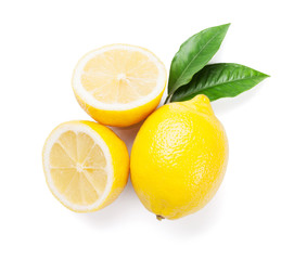 Fresh ripe lemons