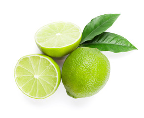 Fresh ripe limes