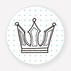 crown doodle