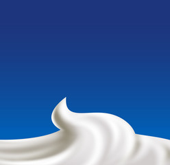 Whipped cream vector - 107354467
