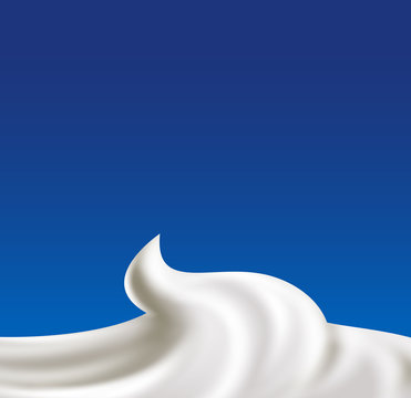 Whipped Cream Vector