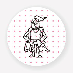 knight doodle