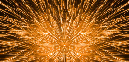 Close up beautiful fireworks in the evening sky , Sparkler close up, Holiday concept, Abstract background , light background texture