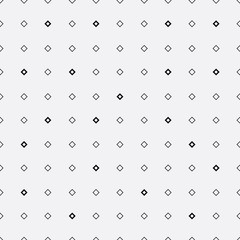 Vector monochrome minimalistic pattern. Modern stylish texture. Repeating geometric tiles, rhombus 