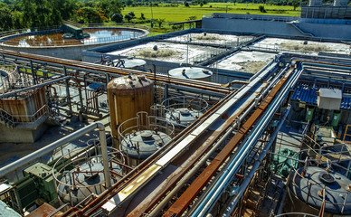 Fototapeta premium Water treatment plant