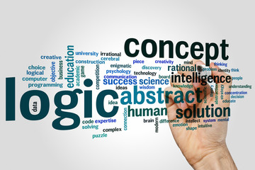 Logic word cloud