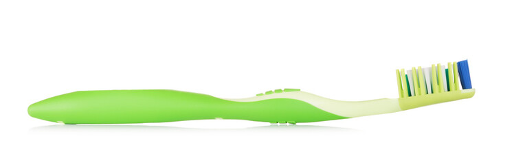 Green Toothbrush Isolated