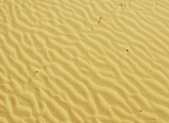 sand beach with wave pattern  background 