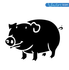 pig, vector illustration