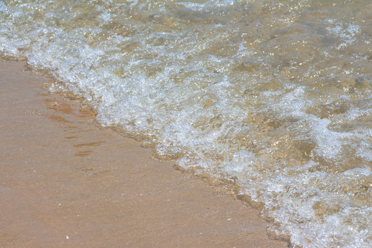 wave on the beach 
