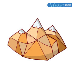 Obraz premium 3d hand Drawn mountains vector illustration.