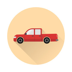 Pickup truck icon