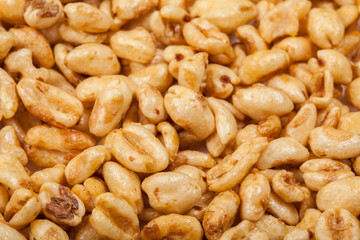 crunchy corn cereal made with real peanut butter and cocoa