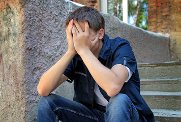 Sad Young Man