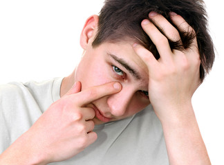 Fototapeta premium Sad Young Man